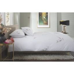 The Lyndon Company Cherry Blossom Duvet Set - White - Single - thumbnail 6