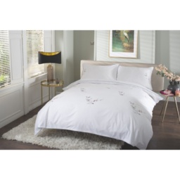 The Lyndon Company Cherry Blossom Duvet Set - White - Single - thumbnail 1