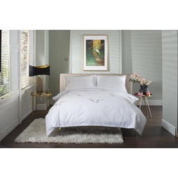 The Lyndon Company Cherry Blossom Duvet Set - White - Single - thumbnail 5