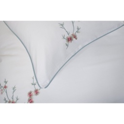 The Lyndon Company Cherry Blossom Duvet Set - White - Single - thumbnail 3