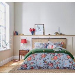 Joules Chinoise Floral Duvet Set - Blue - Single