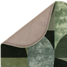 Asiatic Matrix MAX75 Oval Hand Made Rug - Forest Green - 160cm x 230cm - thumbnail 5