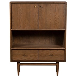 G Plan Marlow Display Cabinet - Walnut - thumbnail 2