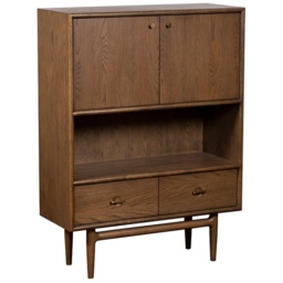 G Plan Marlow Display Cabinet - Walnut - thumbnail 4