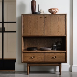 G Plan Marlow Display Cabinet - Walnut - thumbnail 1