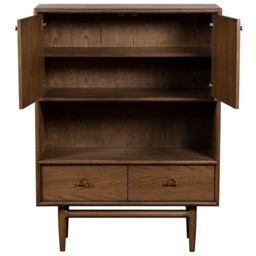 G Plan Marlow Display Cabinet - Walnut - thumbnail 3