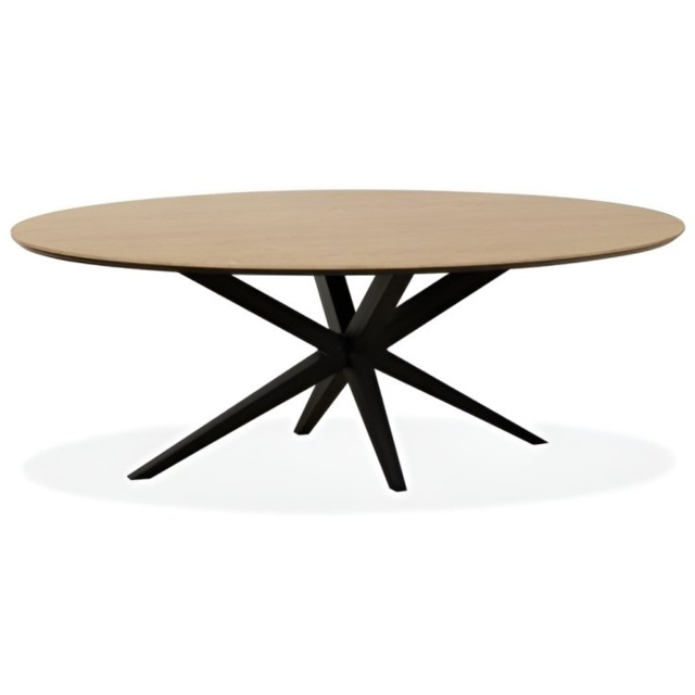 Amsterdam Oval Extending Dining Table - L 180-237cm x W 102cm - Group 2