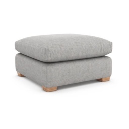 Freddie Fabric Combi Footstool - Fabric Grade C - Foam - thumbnail 1