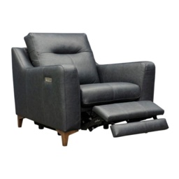 G Plan Austen Leather Snuggler With Power Footrest and USB - Leather Grade P - thumbnail 2