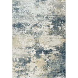 Mastercraft Canyon Polyester Heatset Rug 52071/7777 - Blue - 240x330cm