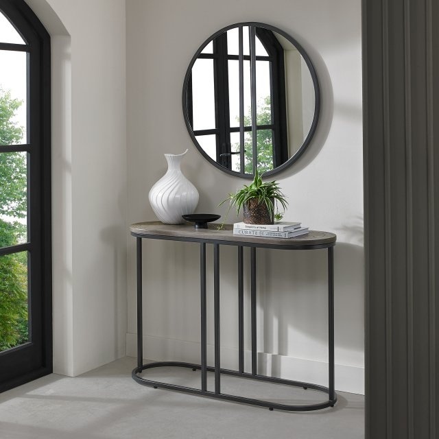 Markham Silver Grey Wall Mirror - image 1
