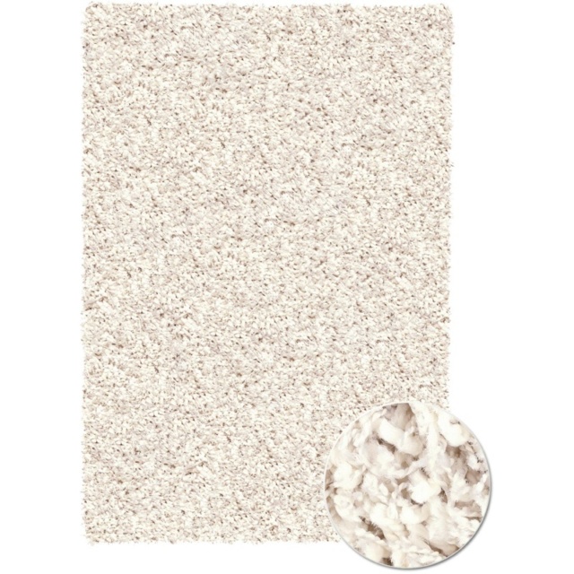 Mastercraft 039 - 001/6926 Twilight Shaggy Rug - Light Cream - 240cm x 340cm - image 1