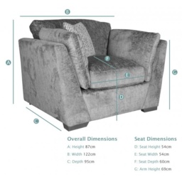 Phoebe Arm Chair - Fabric Grade D - thumbnail 7