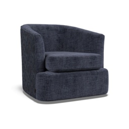 Orla Kiely Callan Swivel Chair - Premium Plain Fabric - thumbnail 5