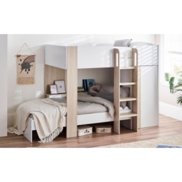 Julian Bowen Horizon Bunk Bed - Pale Wood and White - thumbnail 2