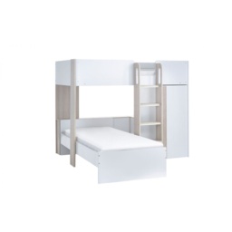 Julian Bowen Horizon Bunk Bed - Pale Wood and White - thumbnail 7