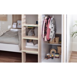 Julian Bowen Horizon Bunk Bed - Pale Wood and White - thumbnail 3
