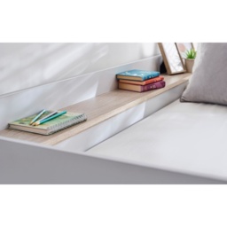 Julian Bowen Horizon Bunk Bed - Pale Wood and White - thumbnail 4