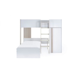 Julian Bowen Horizon Bunk Bed - Pale Wood and White - thumbnail 6