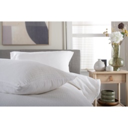 The Lyndon Company Tilly Texture Duvet Set - White - Super King - thumbnail 6