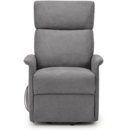 Julian Bowen Helena Rise and Recline Chair - Charcoal Fabric - thumbnail 4
