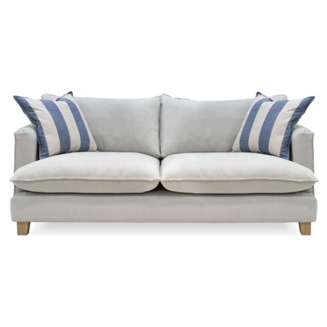Vogue Williams Howth Medium Sofa - Chunky Boucle - Feather Wraped Foam - image 1