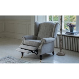 Parker Knoll Chatsworth Power Recliner Wing Chair - Leather - thumbnail 2