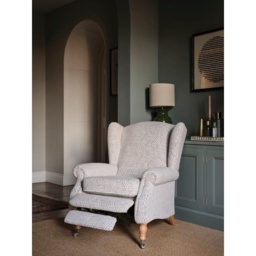 Parker Knoll Chatsworth Power Recliner Wing Chair - Leather - thumbnail 4