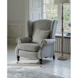 Parker Knoll Chatsworth Power Recliner Wing Chair - Leather - Standard Mains Power