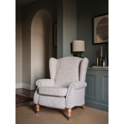 Parker Knoll Chatsworth Power Recliner Wing Chair - Leather - thumbnail 5