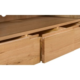 Julian Bowen Curve Oak TV Unit - thumbnail 4