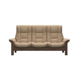 Stressless Windsor 3 Seater High Back Recliner Sofa - Batick Leather