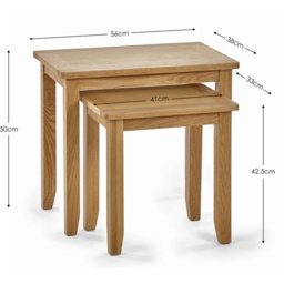 Julian Bowen Mallory Nest Of 2 Tables - thumbnail 4