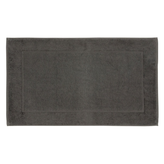 Christy Supreme Terry Towelling Bath Mat 50 x 90cm - Graphite - image 1