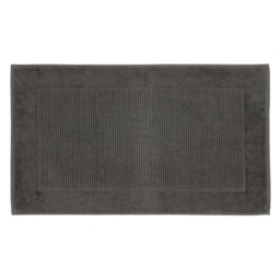 Christy Supreme Terry Towelling Bath Mat 50 x 90cm - Graphite - thumbnail 1