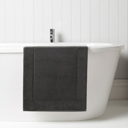 Christy Supreme Terry Towelling Bath Mat 50 x 90cm - Graphite - thumbnail 2