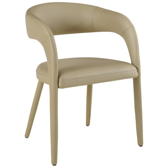 Louisiana Upholstered Dining Chair - Taupe - image 1