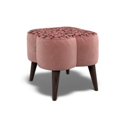 Orla Kiely Daisy Small Footstool - Premium Plain and Patterned Fabric - thumbnail 4