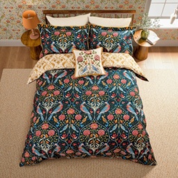Morris and Co Seasons By May Duvet Set - Indigo - Double - thumbnail 3
