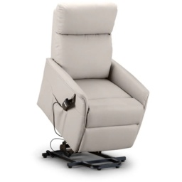 Julian Bowen Helena Rise and Recline Chair- Pebble Faux Leather - thumbnail 3