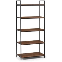 Julian Bowen Tribeca Tall Bookcase - Walnut - thumbnail 2