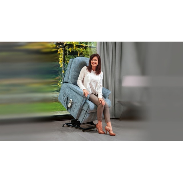 Sherborne Keswick Riser Recliner Chair - Royale - 3 Motors - Leather Grade 2 - image 1
