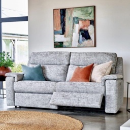 G Plan Ellis 3 Seater Recliner Sofa - Electric - Fabric Grade A - thumbnail 2