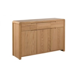 Julian Bowen Curve Oak Sideboard - thumbnail 2