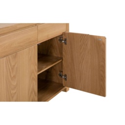Julian Bowen Curve Oak Sideboard - thumbnail 5