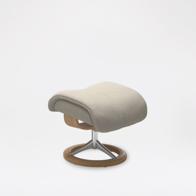 Stressless Magic Footstool With Signature Base - Noblesse Leather