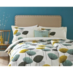 Sanderson Dandelion Clocks Duvet Cover Set - Chaffinch - Super King - thumbnail 2