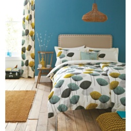 Sanderson Dandelion Clocks Duvet Cover Set - Chaffinch - Super King