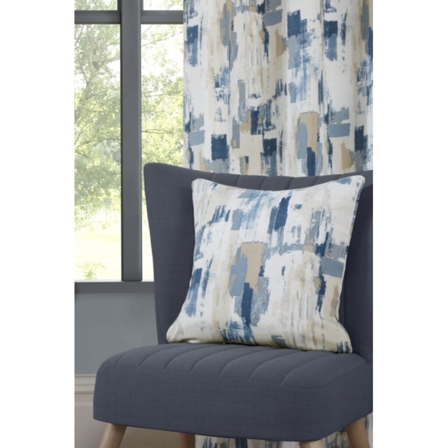 Sundour Bamford Abstract Cushion 43cm - Cobalt