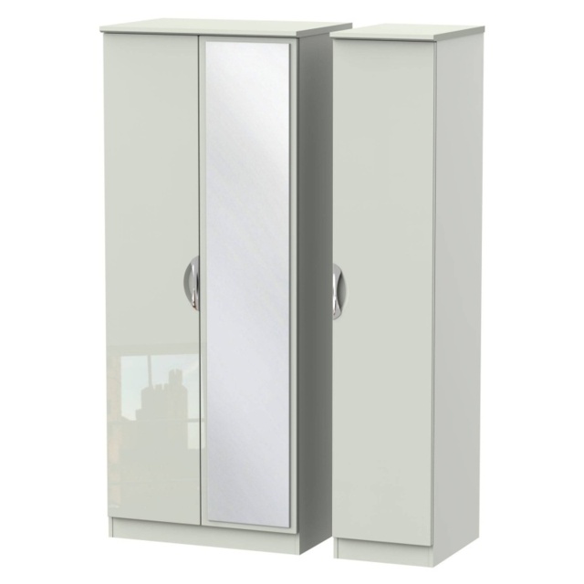 Cambourne Cam137 Triple Wardrobe With Mirror Door - Finish - image 1